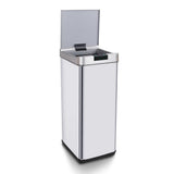 NNEDSZ MIRAKLASS Sensor Bin 50L Narrow Silver Square