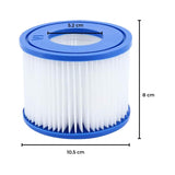 NNEDSZ 8 Pack Hot Tub Spa Filter Replacement Cartridge Size ? (Blue and White)