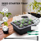 NNEDSZ Seed Starter Twith Grow Light (12 Cells per Tray)