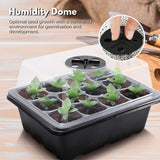 NNEDSZ Seed Starter Twith Grow Light (12 Cells per Tray)