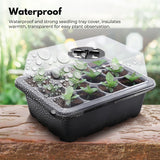 NNEDSZ Seed Starter Twith Grow Light (12 Cells per Tray)