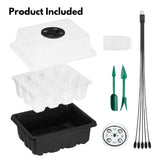 NNEDSZ Seed Starter Twith Grow Light (12 Cells per Tray)