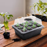 NNEDSZ Seed Starter Twith Grow Light (12 Cells per Tray)