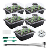 NNEDSZ Seed Starter Twith Grow Light (12 Cells per Tray)