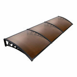 NNEDSZ Window Door Awning Canopy Outdoor UV Patio Rain Cover Tawny 1M X 3M Type 3