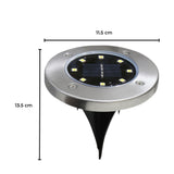 NNEDSZ 12 Pack Waterproof Solar LED Light (White)