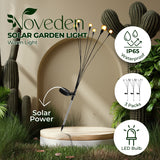 NNEDSZ 3 Pieces Solar Powered Firefly Lights (Warm)