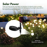 NNEDSZ 3 Pieces Solar Powered Firefly Lights (Warm)