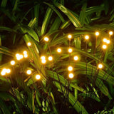 NNEDSZ 3 Pieces Solar Powered Firefly Lights (Warm)