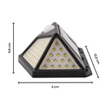 NNEDSZ 6 Packs Solar LED Lights with 3 Light Modes (Black)