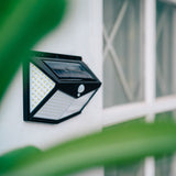 NNEDSZ 4 Packs Solar LED Lights with 3 Light Modes (Black)