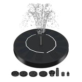 NNEDSZ 1.5W Solar Fountain Water Pump for Bird Bath (Black)