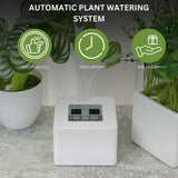 NNEDSZ Plant Watering System with DIY 30-Day Programmable (White)