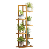 NNEDSZ Bamboo Plant Stand Rack 6 tier 7 Potted (120CM)