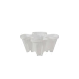 NNEDSZ 5 Tier Stacking Planter Vertical Garden with Heavy Duty Trolley Wheels (45cm)