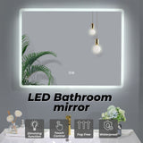 NNEDSZ LED Bathroom Mirror HB-BM-100-J