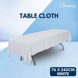 NNEDSZ Polyester Table Cloth 300cm (White)