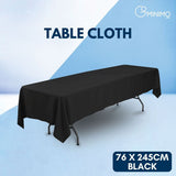 NNEDSZ Polyester Table Cloth 300cm (Black)