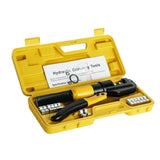 NNEDSZ 8 Ton Hydraulic Crimping Tool with 9 Dies( Yellow)