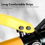 NNEDSZ 8 Ton Hydraulic Crimping Tool with 9 Dies( Yellow)