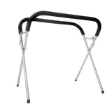 NNEDSZ 2x Adjustable Straight Leg Work Bench Panel Stand (Black)