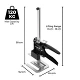 NNEDSZ 2 Pack Adjustable Labor Saving Arm Jack(Black)