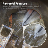 NNEDSZ High Pressure Washer Black Hose with M22 Coupling and Rotating Nozzle (30.5M/100FT)