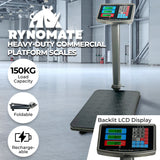 NNEDSZ Heavy-Duty Commercial Platform Scales 150KG (Black)