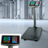 NNEDSZ Heavy-Duty Commercial Platform Scales 150KG (Black)