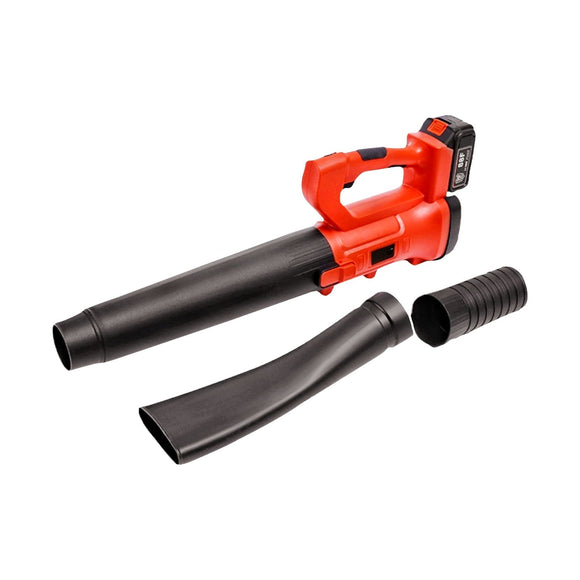 NNEDSZ 18V Cordless Leaf Blower with Lithium Battery and Charger Kit (Red and Black)
