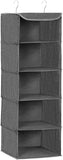 NNEDSZ Hanging Wardrobe Storage Organiser Grey RYCH06G