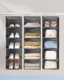 NNEDSZ Hanging Wardrobe Storage Organiser Grey RYCH06G