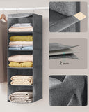 NNEDSZ Hanging Wardrobe Storage Organiser Grey RYCH06G