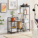 NNEDSZ Bathroom Shelf 3-Tier Storage Rack with Adjustable Shelf Black