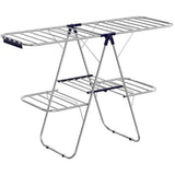 NNEDSZ Foldable 2-Level Clothes Airer
