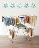 NNEDSZ Foldable 2-Level Clothes Airer