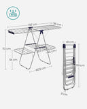 NNEDSZ Foldable 2-Level Clothes Airer