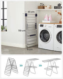 NNEDSZ Foldable 2-Level Clothes Airer