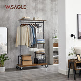 NNEDSZ Clothes Rack Rustic Brown