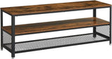 NNEDSZ Industrial TV Stand for Screen Size up to 60 Inches Rustic Brown