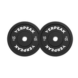 NNEDSZ VERPEAK Black Bumper Weight Plates-Olympic (10kgx2) VP-WP-101-FP / VP-WP-101-LX
