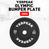 NNEDSZ VERPEAK Black Bumper Weight Plates-Olympic (10kgx2) VP-WP-101-FP / VP-WP-101-LX