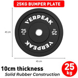 NNEDSZ VERPEAK Black Bumper weight plates-Olympic (25kgx1)