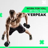 NNEDSZ VERPEAK Rubber Hex Dumbbells (5KG x 2)