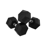 NNEDSZ VERPEAK Rubber Hex Dumbbells (10KG x 2)