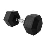 NNEDSZ Verpeak Rubber Hex Dumbbells 22.5kg -