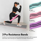 NNEDSZ VERPEAK Barbell Squat Pad set,2 Safety Straps, 3 Hip Resistance Bands, 2 Lifting Strap, Barbell Pad and Bag (Pink)