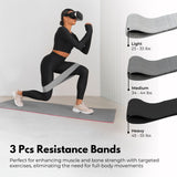 NNEDSZ VERPEAK Barbell Squat Pad set,2 Safety Straps, 3 Hip Resistance Bands, 2 Lifting Strap, Barbell Pad and Bag (Black)