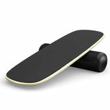 NNEDSZ VERPEAK Wooden Balance Board Trainer with Adjustable Stoppers (Black with Wood)