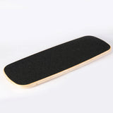 NNEDSZ VERPEAK Wooden Balance Board Trainer with Adjustable Stoppers (Black with Wood)